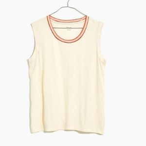 Madewell Whisper Cotton Ringer Muscle Tank